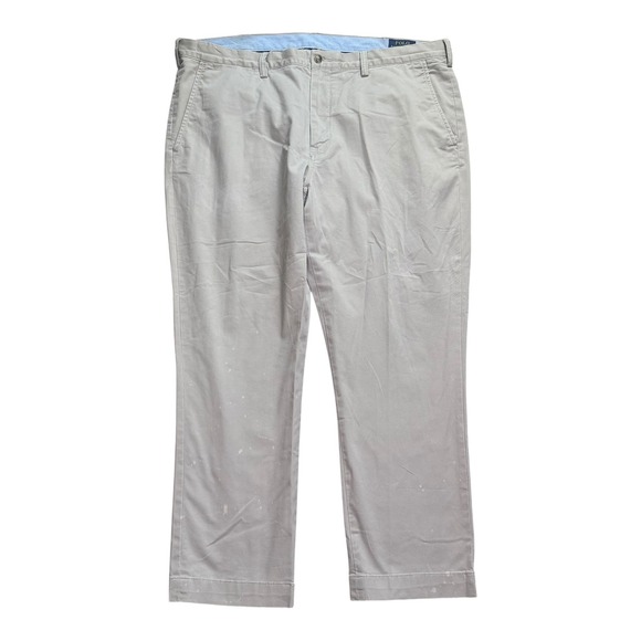 Polo Ralph Lauren Men's Stretch Straight Fit Chino Pants Khaki 40x30 - Picture 4 of 12